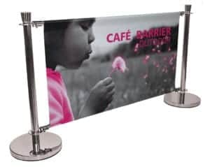 Cafe Barrier Outdoor Displays