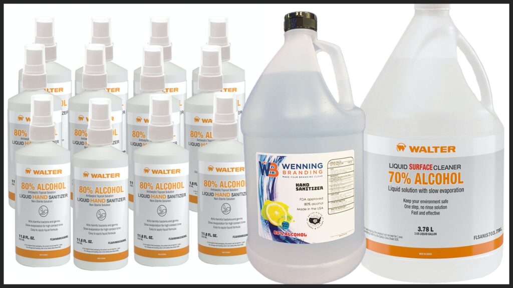 Sanitizer and Surface Cleaner Products