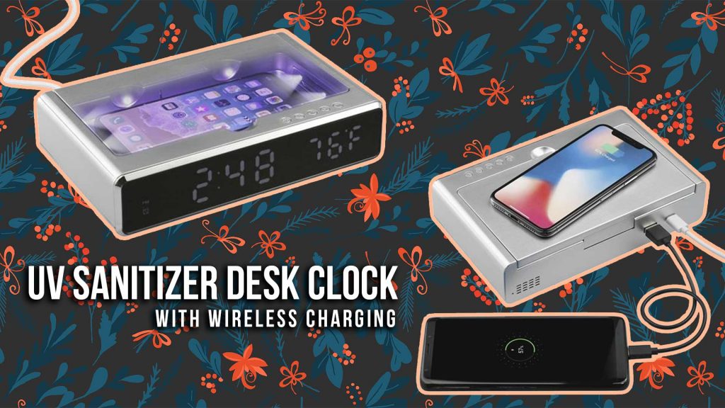 UV Sanitizer Phone Clock