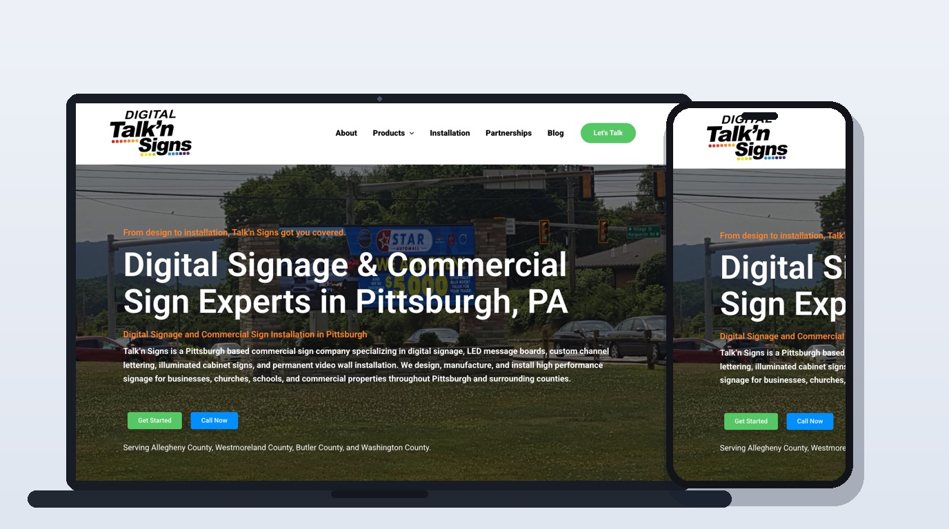 Website Design & Development — Wenning Branding